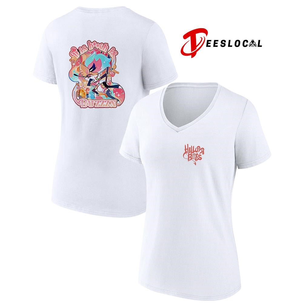 Hello Boss this bitch is buzzzn graphic shirt Unisex