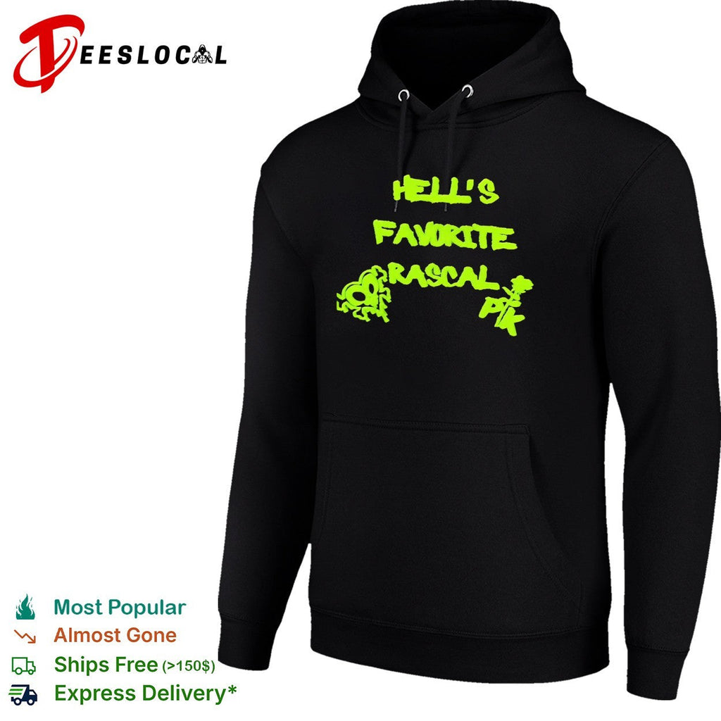 Hells Favorite Rascal PK Rose Skull Shirt Unisex