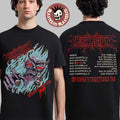 Herakleion Spring Tourture 2026 North America Tour Merch Flame Demon With Dates Back