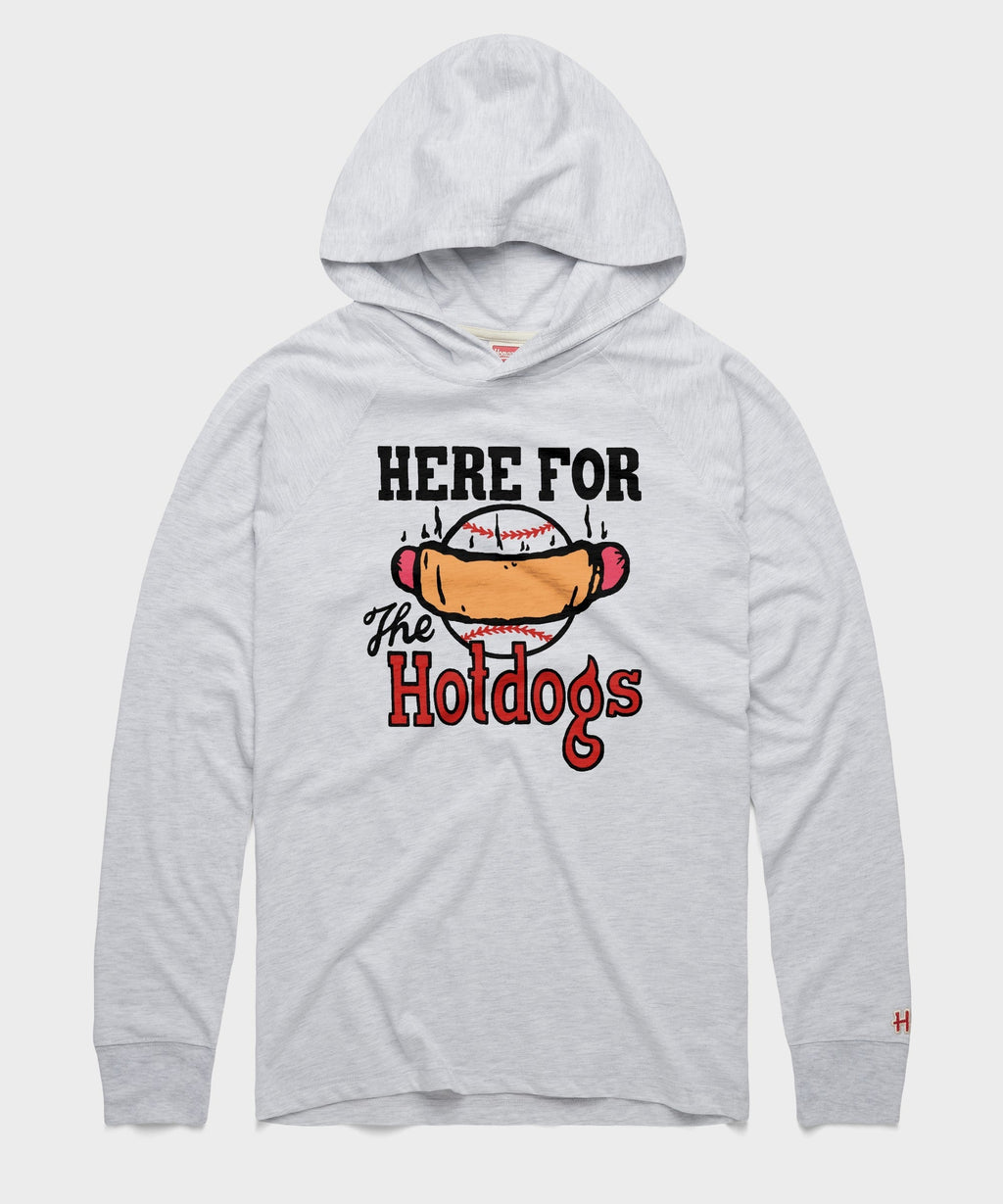 Here For The Hotdogs Lightweight Unisex