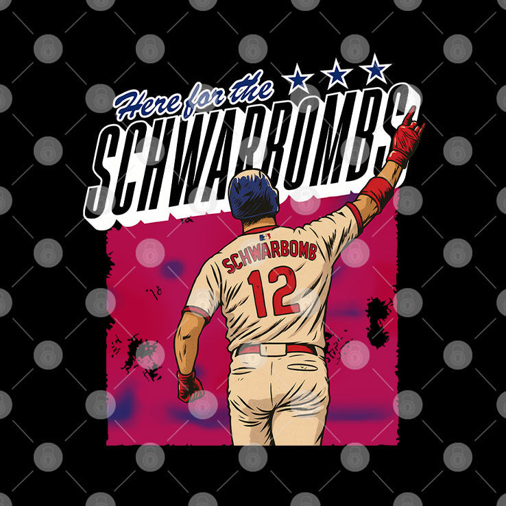 Here For The Schwarbomb Kyle Schwarber T Shirt Unisex