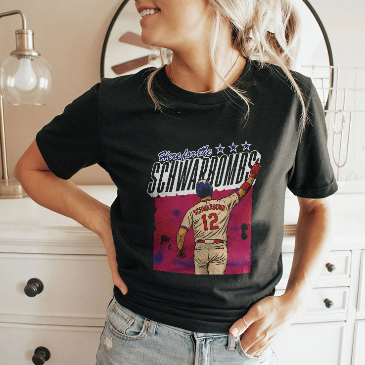Here For The Schwarbomb Kyle Schwarber T Shirt Unisex