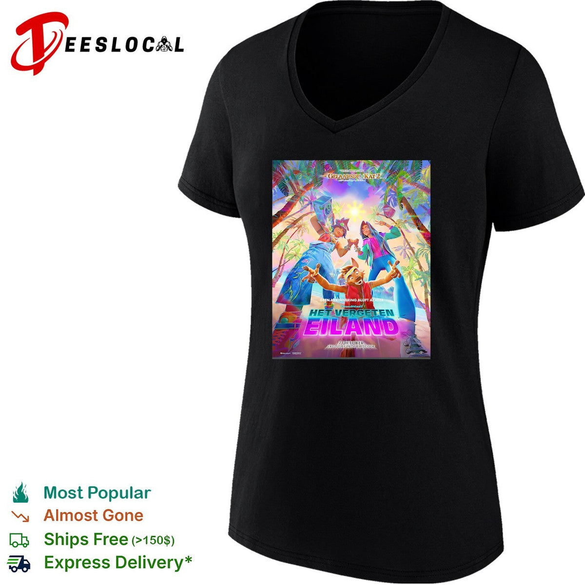Het Vergeten Eiland movie poster shirt Unisex