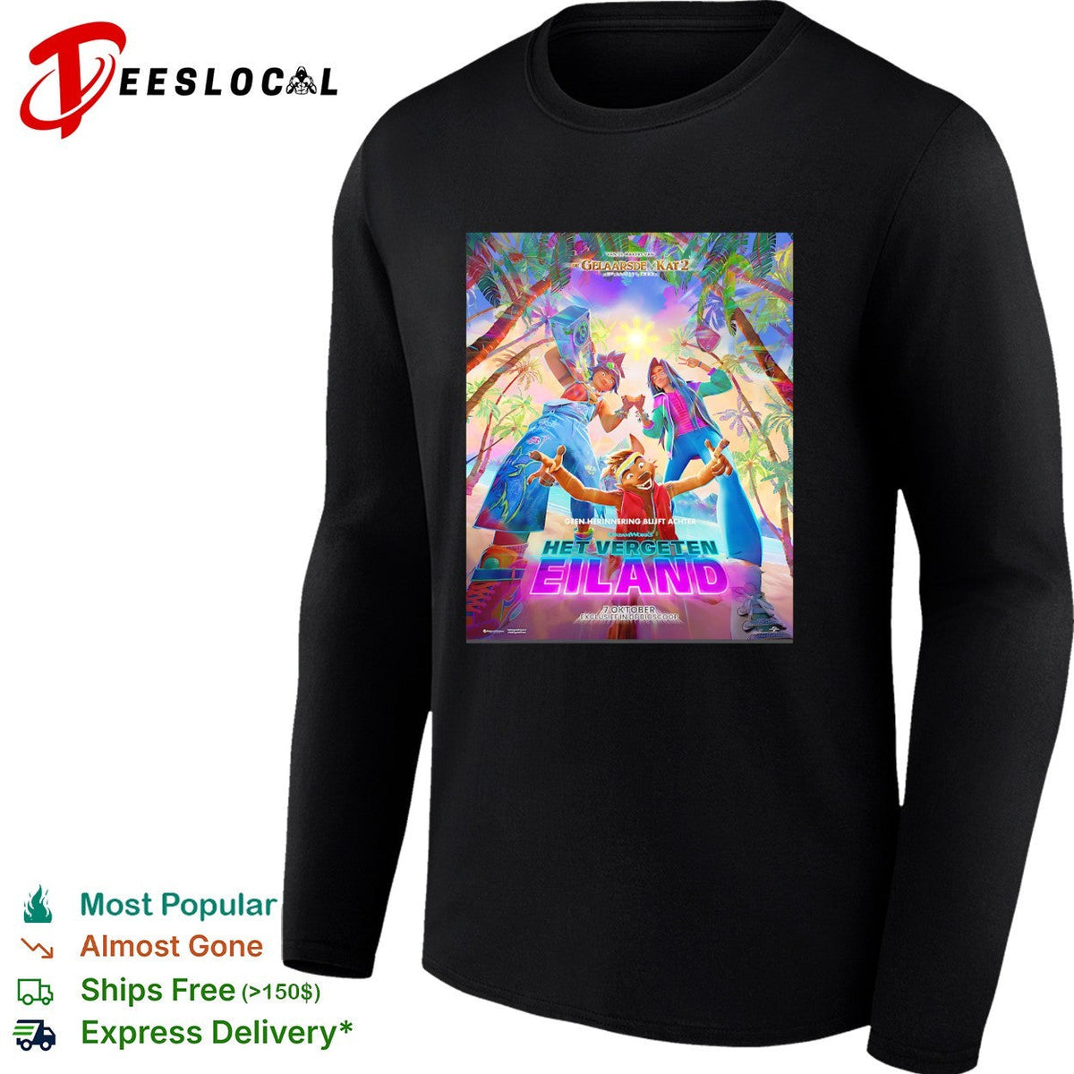 Het Vergeten Eiland movie poster shirt Unisex