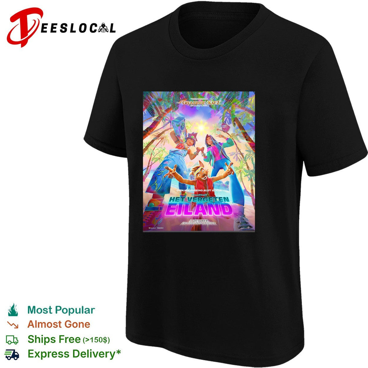 Het Vergeten Eiland movie poster shirt Unisex
