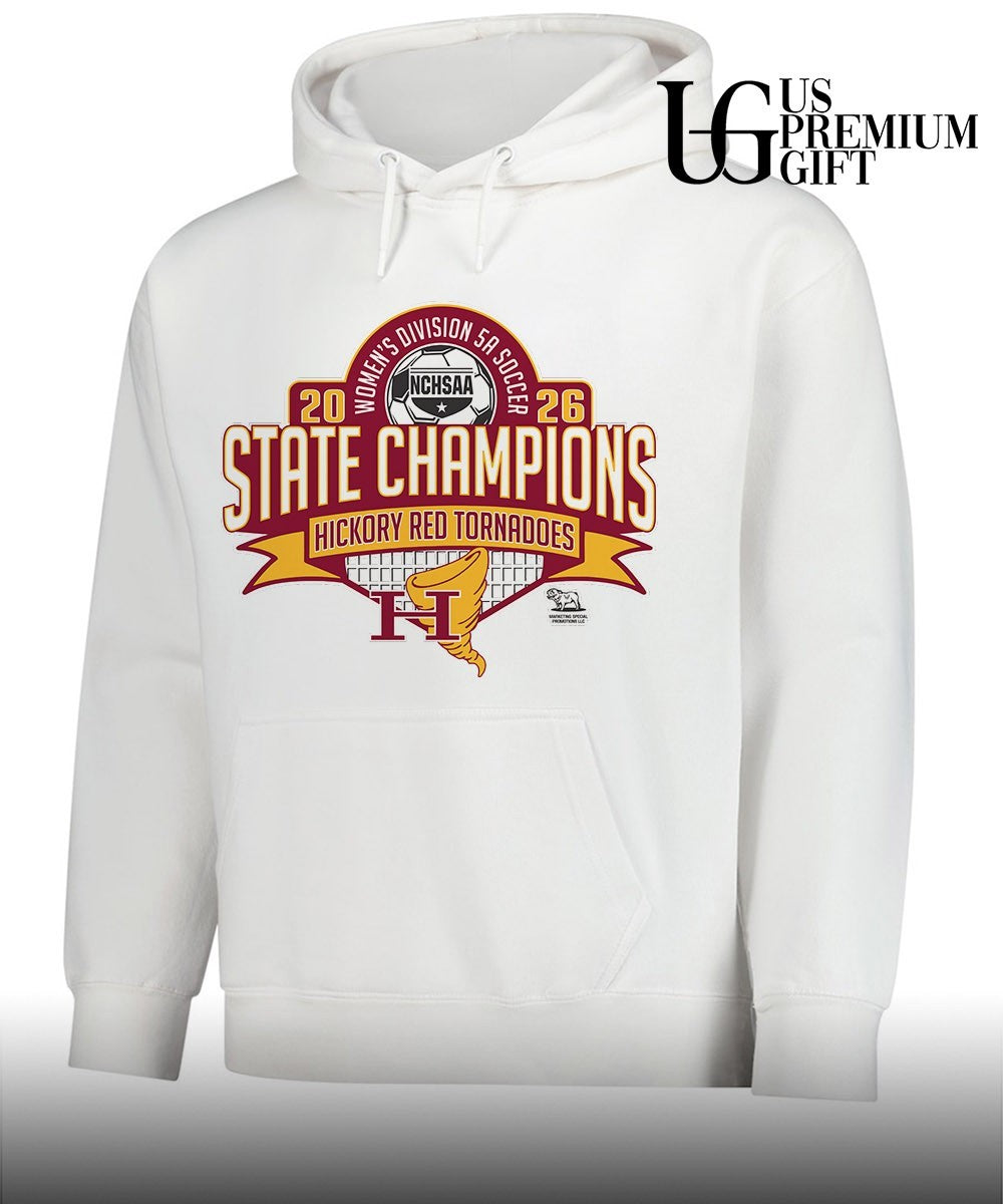 Hickory Red Tornadoes NCHSAA Women’s 5A Soccer State Champions 2026 shirt Unisex
