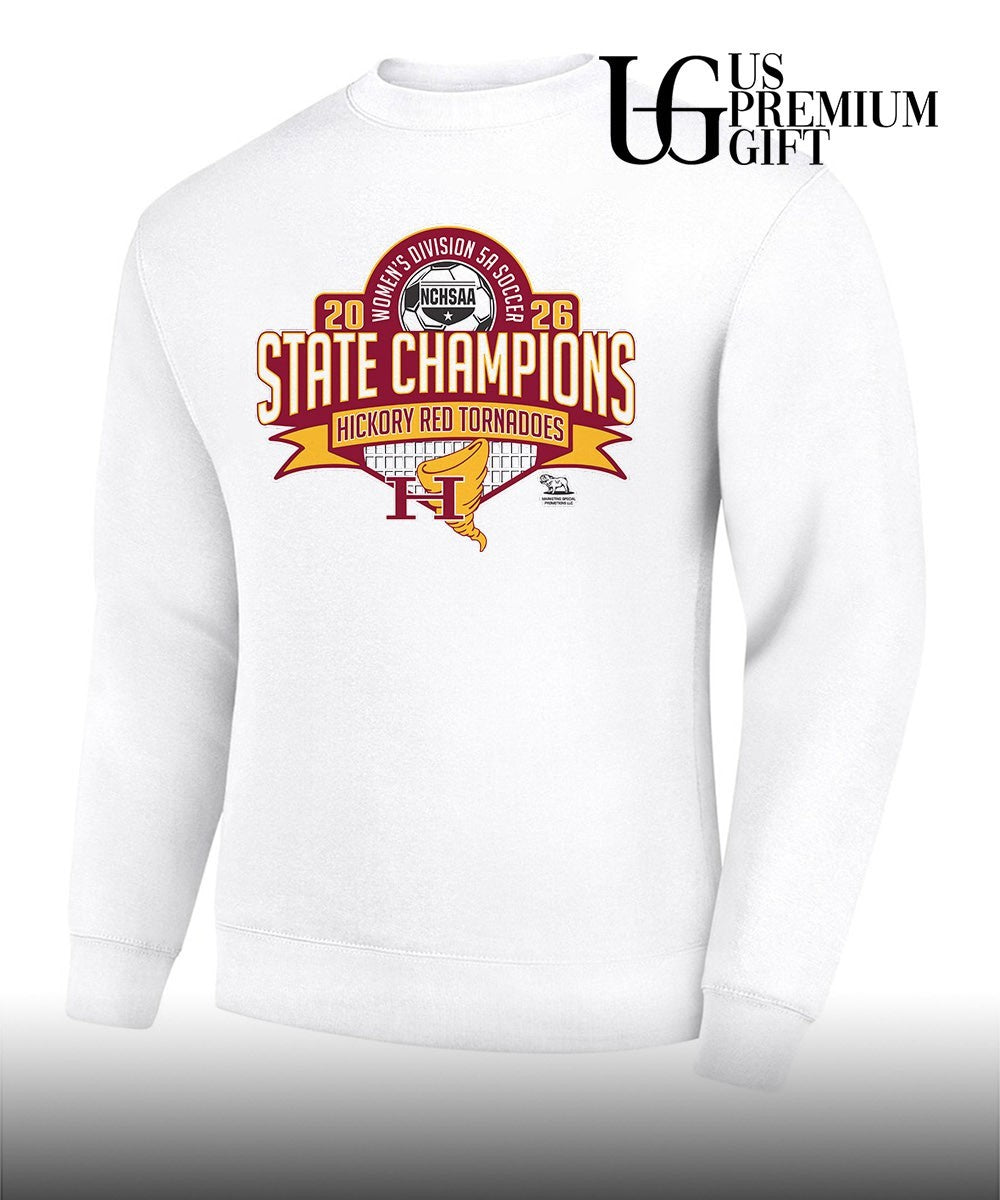 Hickory Red Tornadoes NCHSAA Women’s 5A Soccer State Champions 2026 shirt Unisex