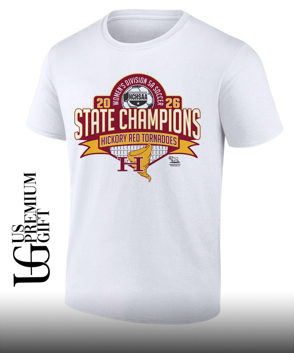 Hickory Red Tornadoes NCHSAA Women’s 5A Soccer State Champions 2026 shirt Unisex