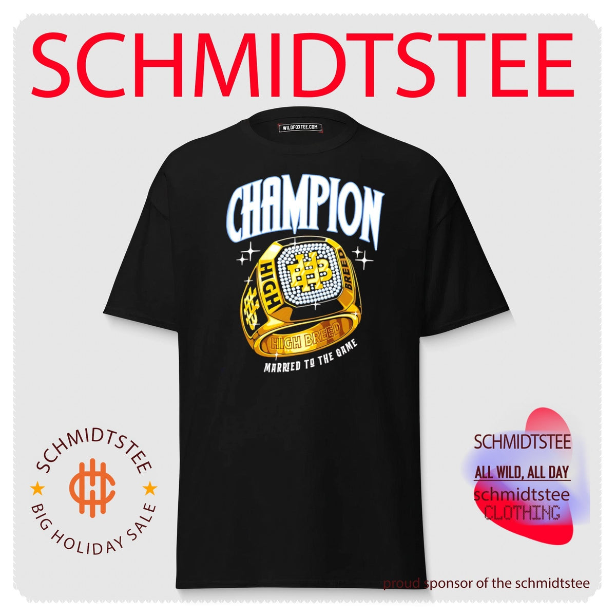 High Breed Champion Married to the Game shirt Unisex