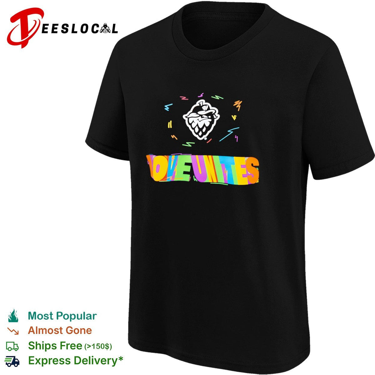 Hillsborough Beer Love Unites Logo Pride shirt Unisex