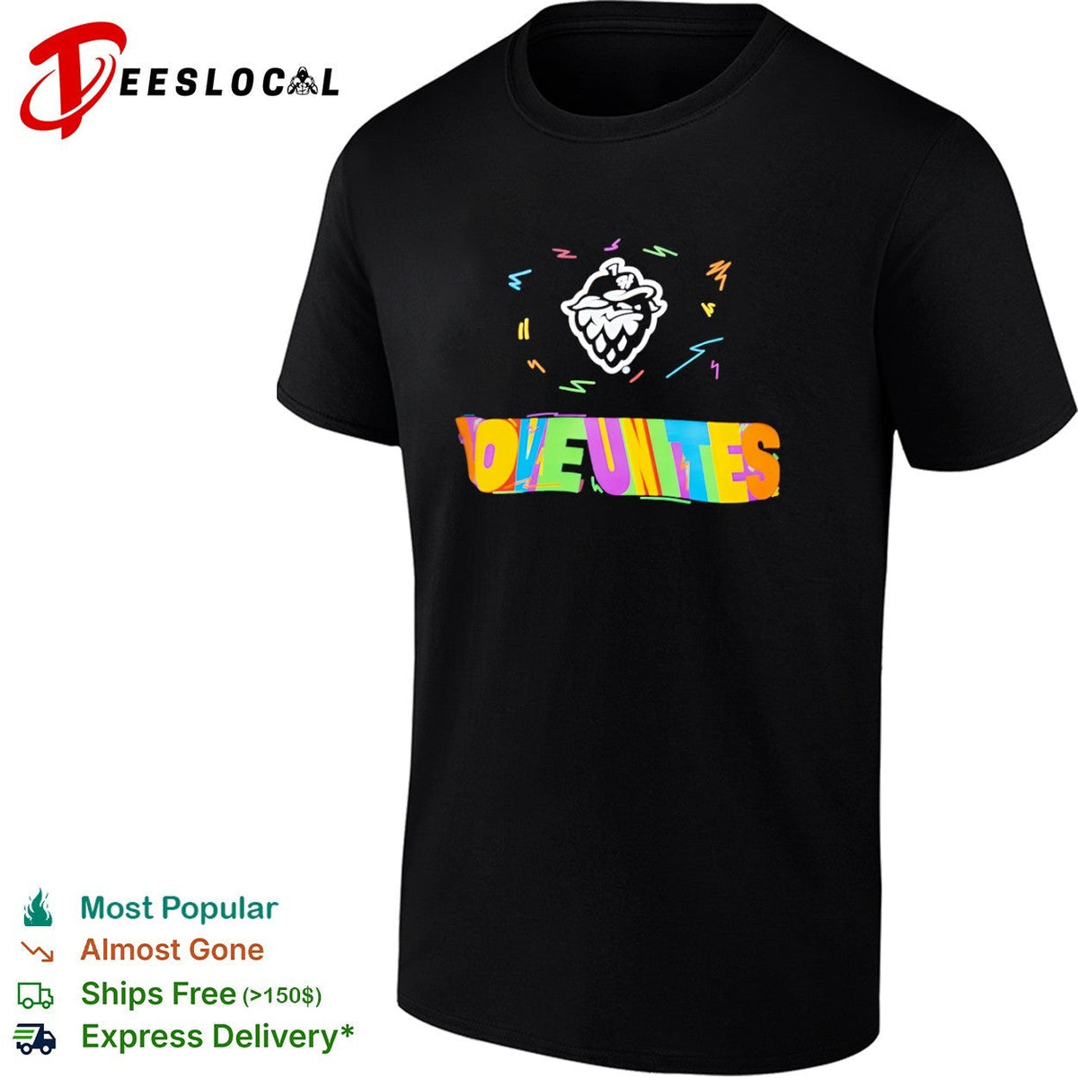 Hillsborough Beer Love Unites Logo Pride shirt Unisex