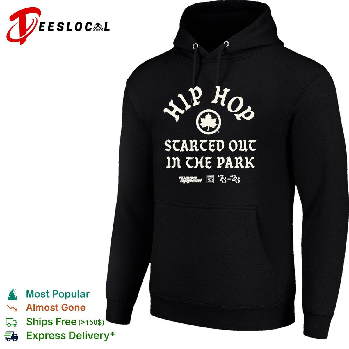 Hip Hop Started Out In The Park Mass Appeal 50th Anniversary shirt Unisex