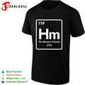 Hm 119 the element of doubt 295 periodic table science parody chemistry humor shirt Unisex