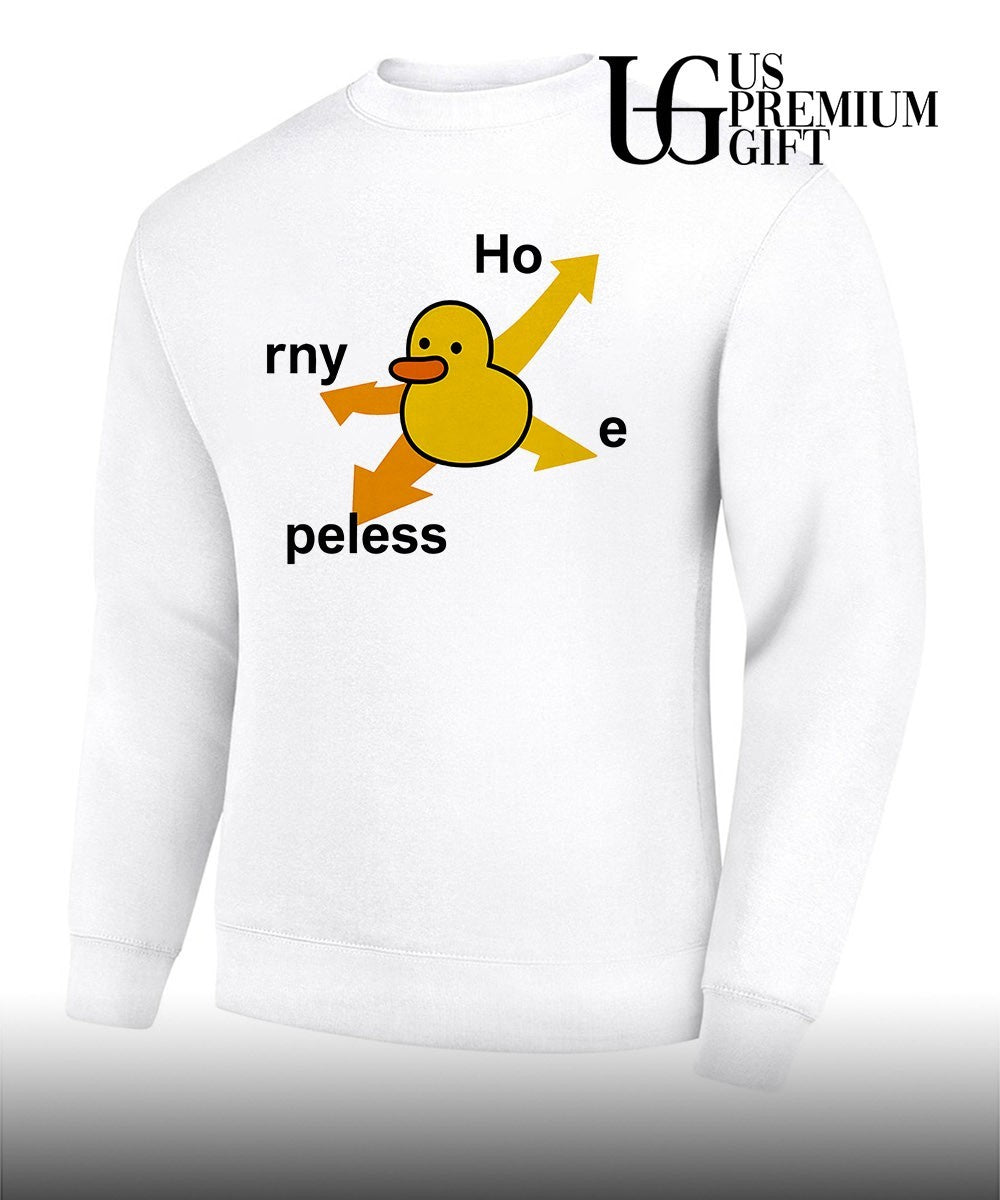 Ho rny Peless Duck In Distress shirt Unisex