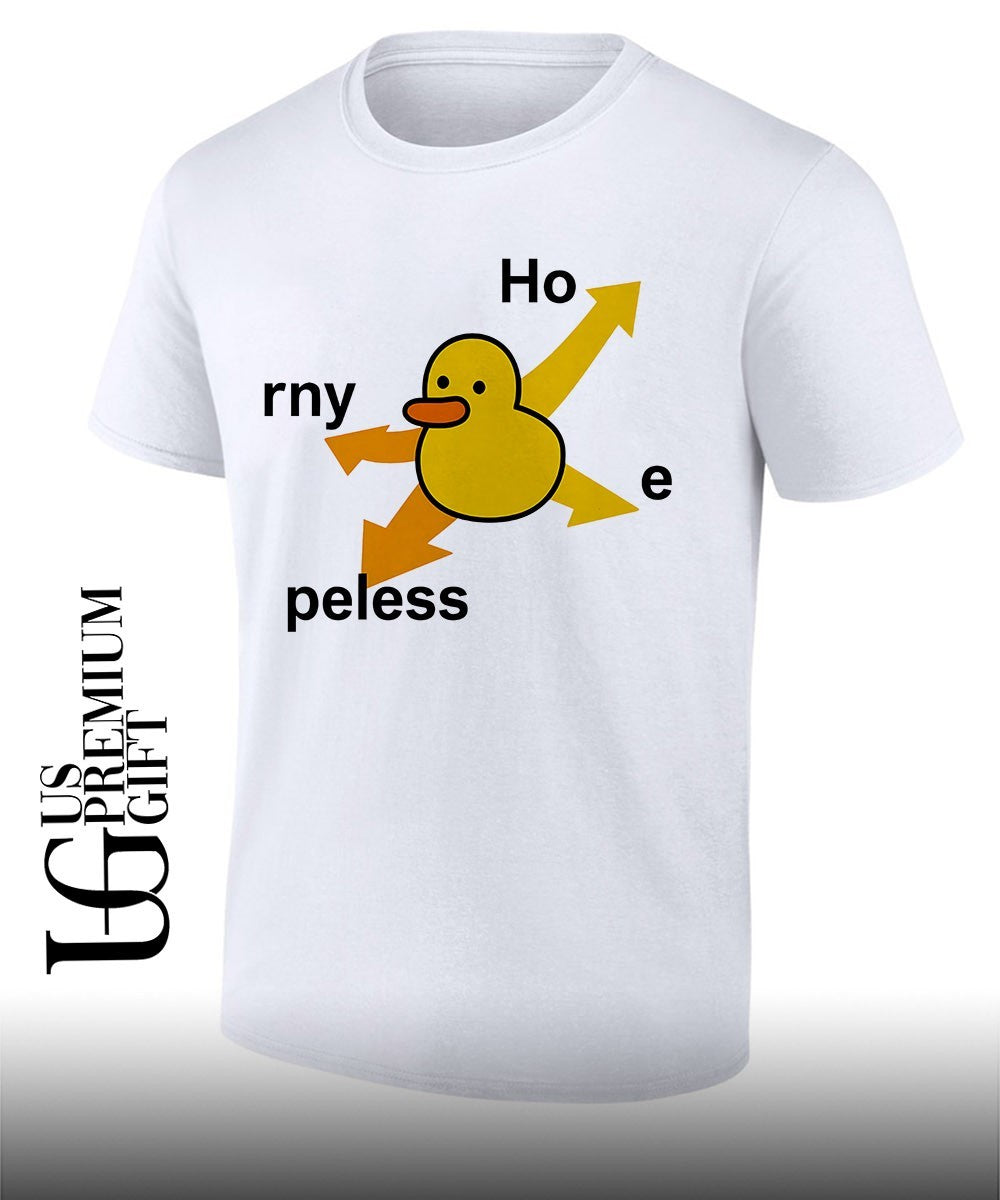 Ho rny Peless Duck In Distress shirt Unisex