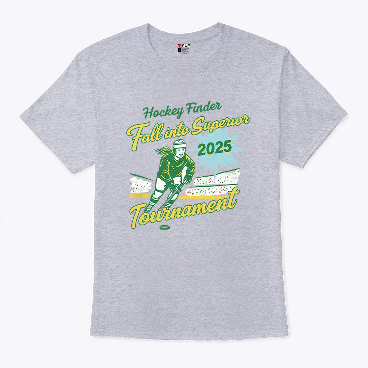 Hockey Finder Fall Into Superior 2025 Tournament T Shirt Unisex