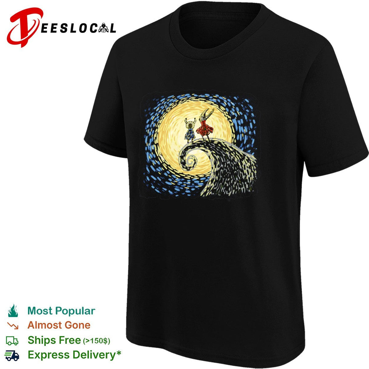 Hollow Knight The Starry Night shirt Unisex