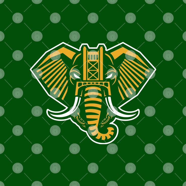 Home Run Elephant Oakland Athletics T Shirt Unisex