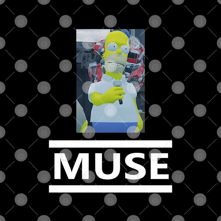 Homer Simpson Muse T Shirt Unisex