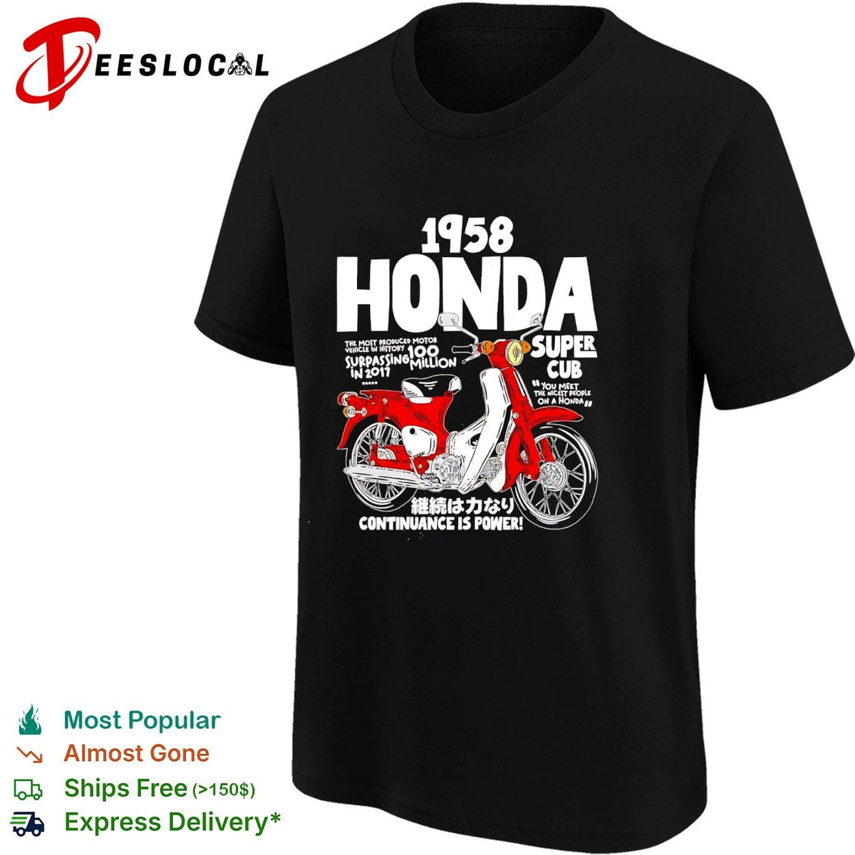 Honda Super Cub 1958 shirt Unisex