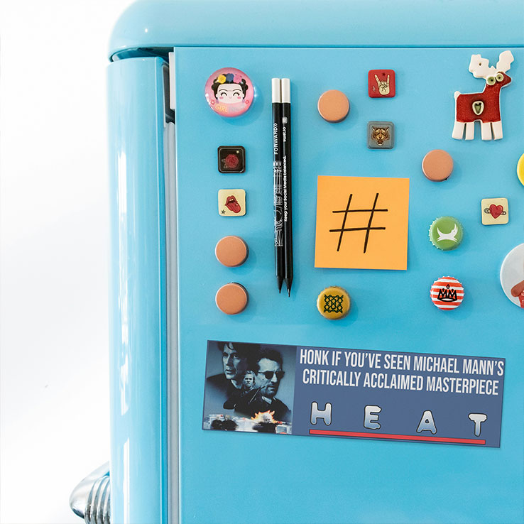 Honk If You’ve Seen Michael Mann’s Critically Acclaimed Masterpiece Heat Car Magnet Unisex
