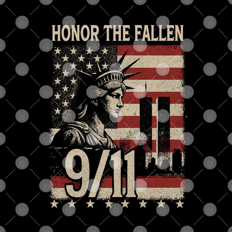 Honor The Fallen September 11 American Flag T Shirt Unisex