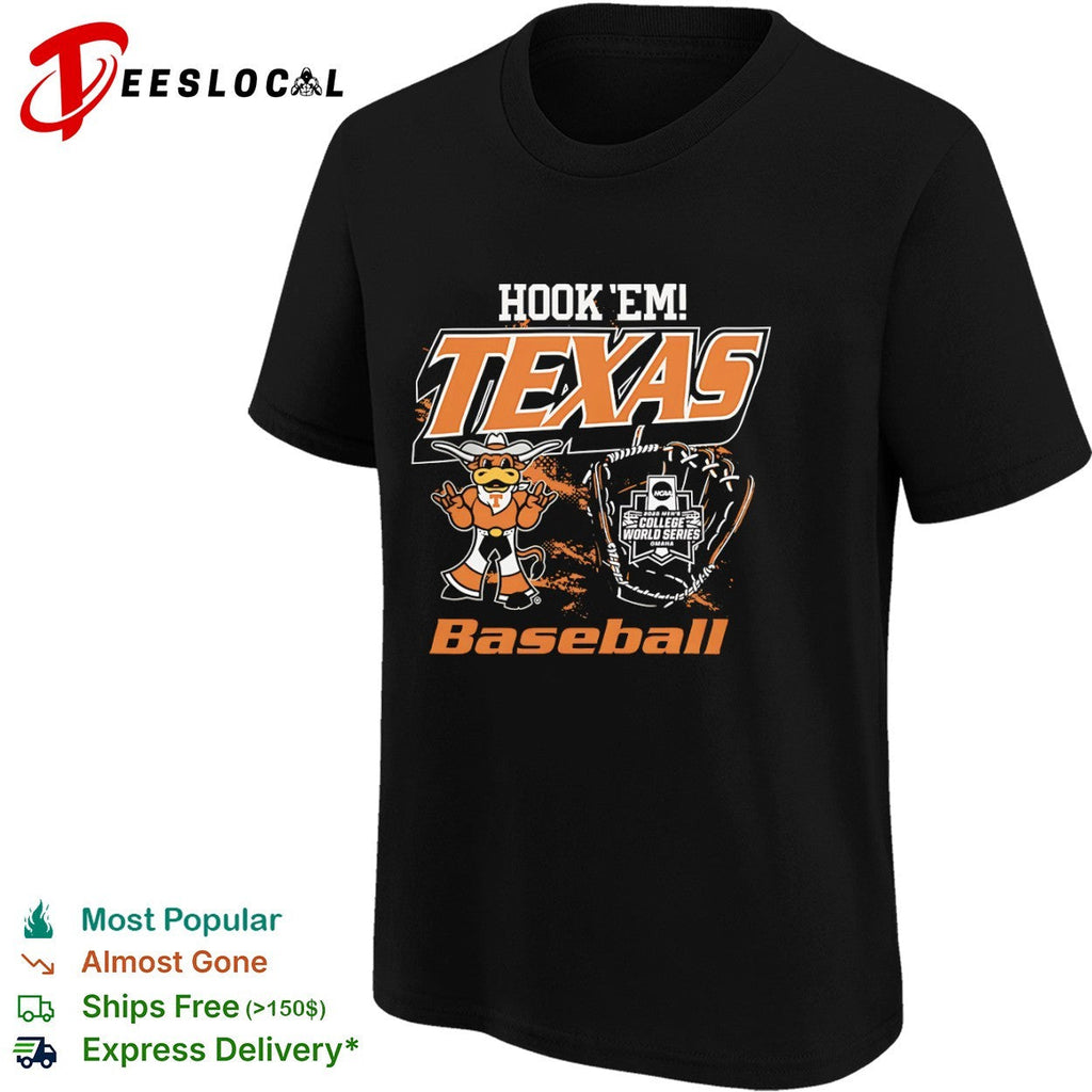 Hook Em Texas Longhorns Baseball 2026 NCAA Men’s College World Series Omaha shirt Unisex
