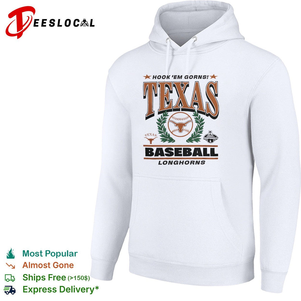 Hook em Gorns Texas Longhorns Baseball 2026 D1 Baseball Championships shirt Unisex