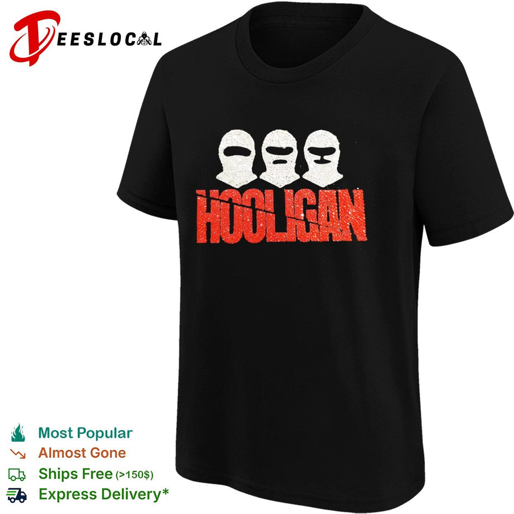 Hooligan Rhinestone shirt Unisex