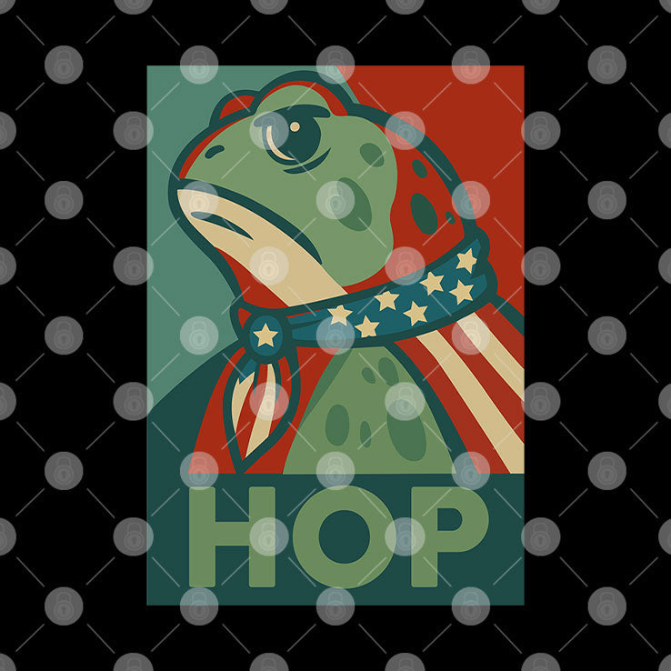 Hop Portland Frog T Shirt Unisex