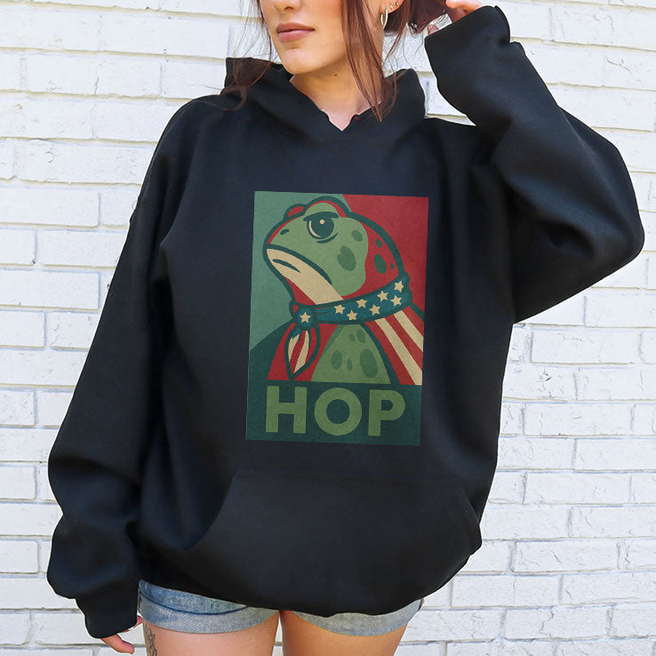 Hop Portland Frog T Shirt Unisex