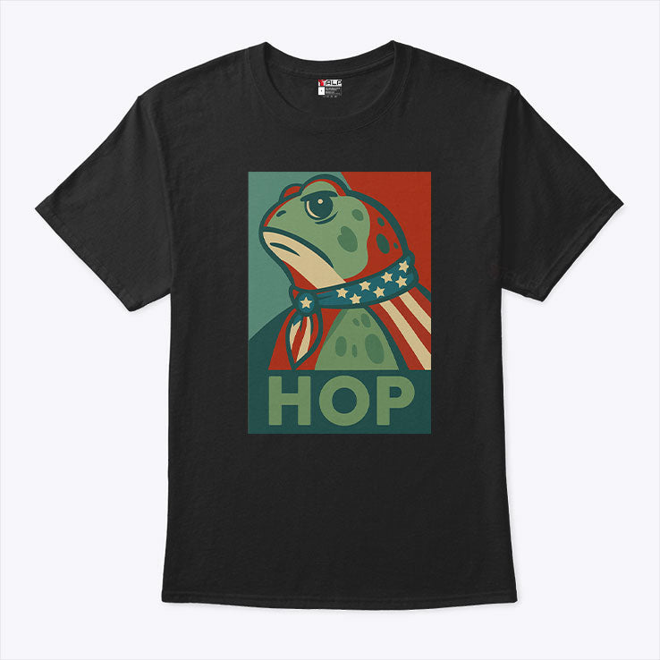 Hop Portland Frog T Shirt Unisex