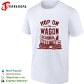 Hop on the wagon Oklahomaha Oklahoma Omaha NCAA humor shirt Unisex
