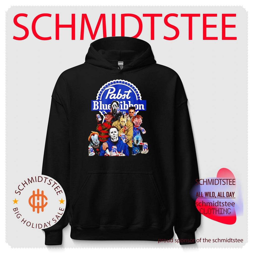 Horror Characters Pabst Blue Ribbon Shirt Unisex