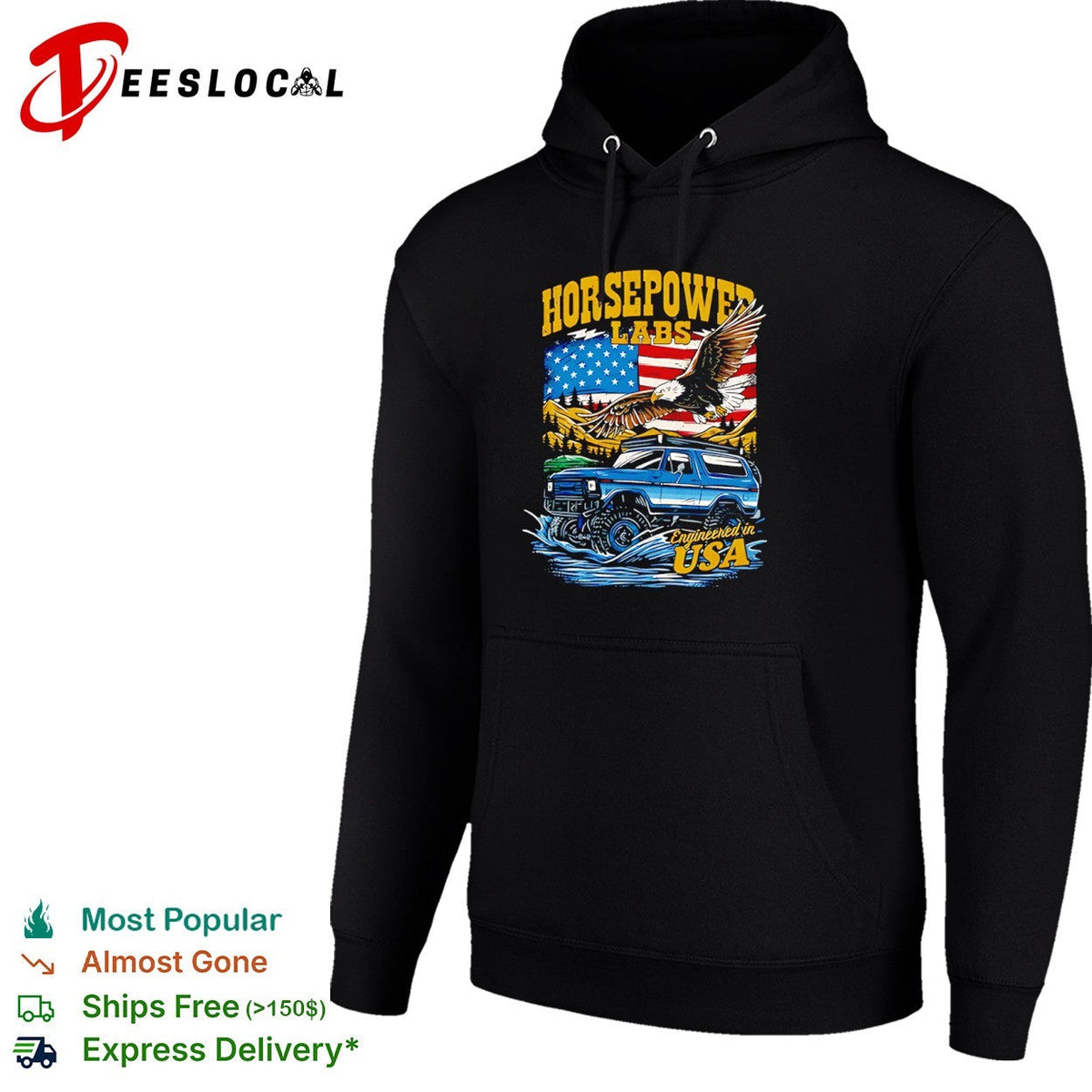 Horsepower Labs American Eagle Ford Bronco Off Road shirt Unisex