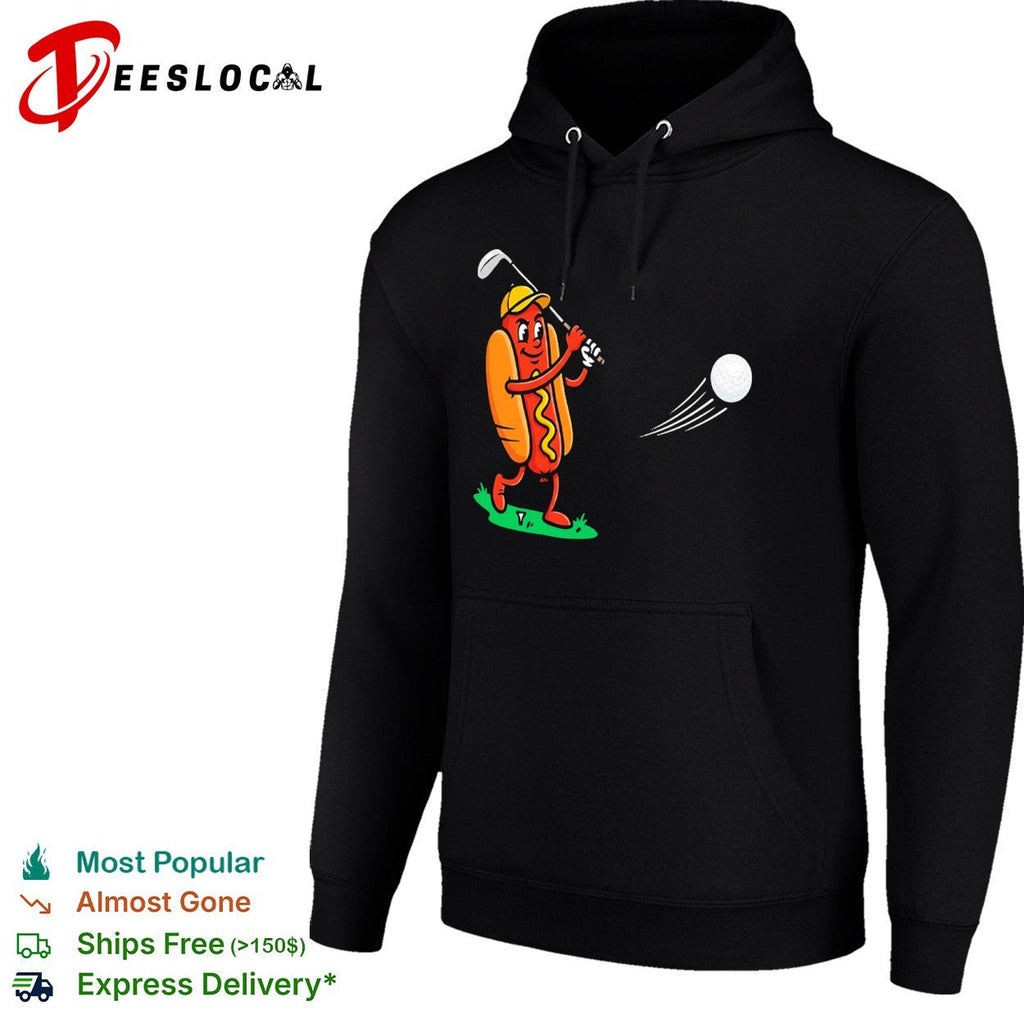Dog Golf Player Cartoon Sports shirt Unisex