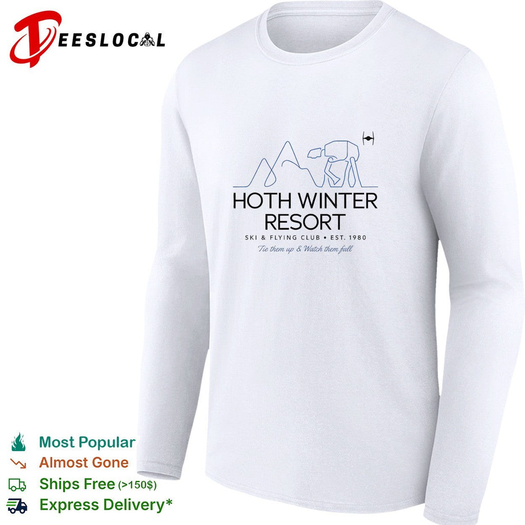 Hoth Winter Resort ski flying club poster shirt Unisex