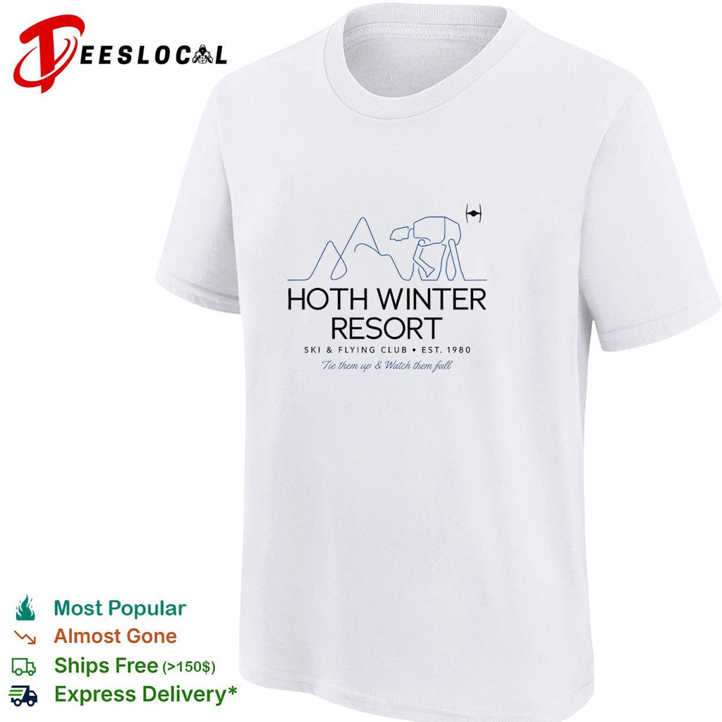 Hoth Winter Resort ski flying club poster shirt Unisex