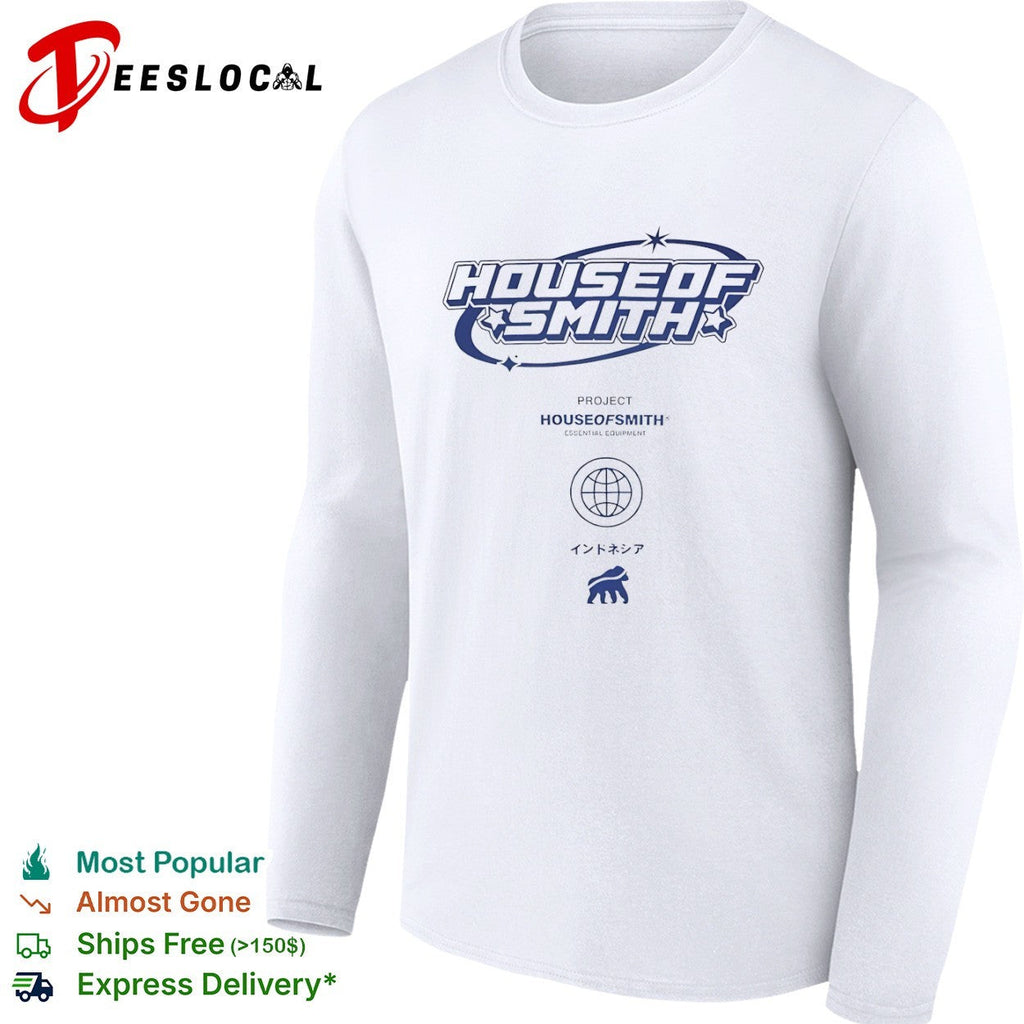 House of Smith Project Essential Equipment Indonesia Gorilla Globe Logo Shirt Unisex