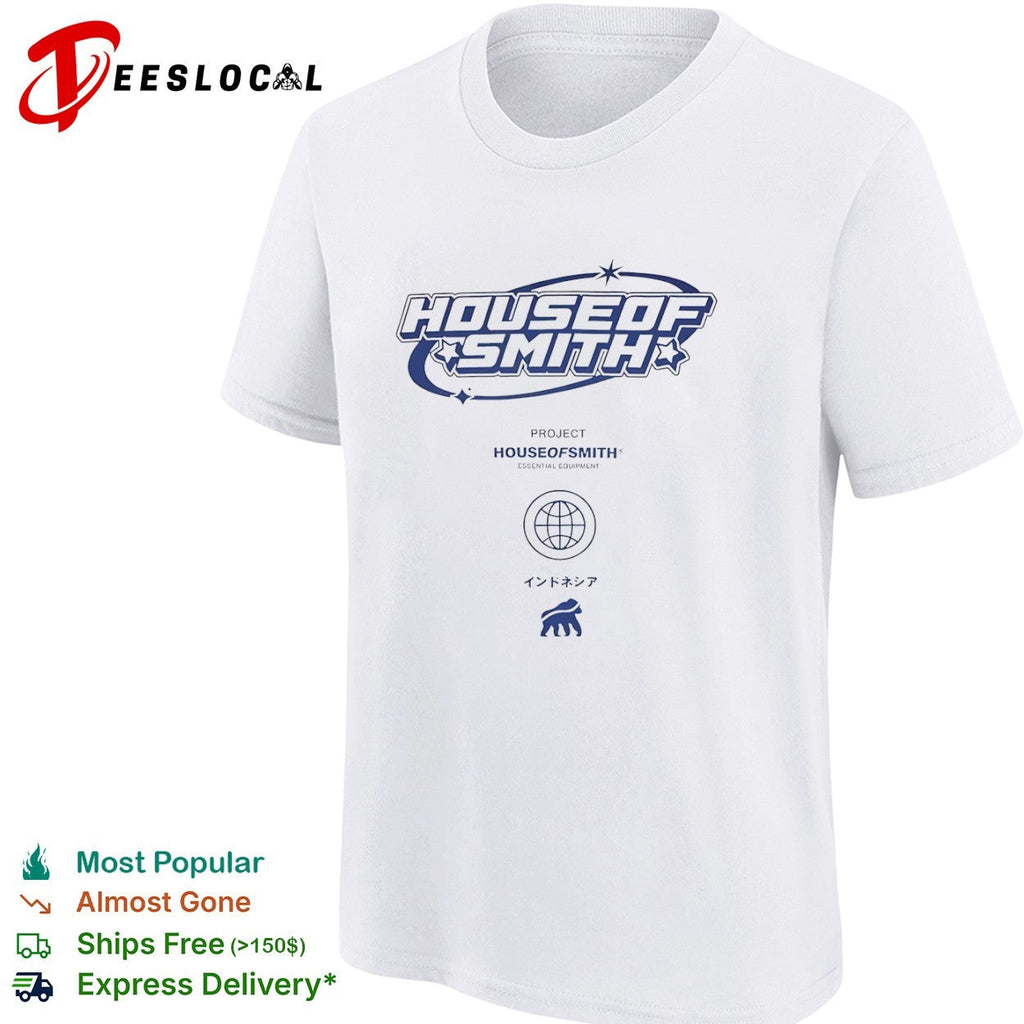 House of Smith Project Essential Equipment Indonesia Gorilla Globe Logo Shirt Unisex