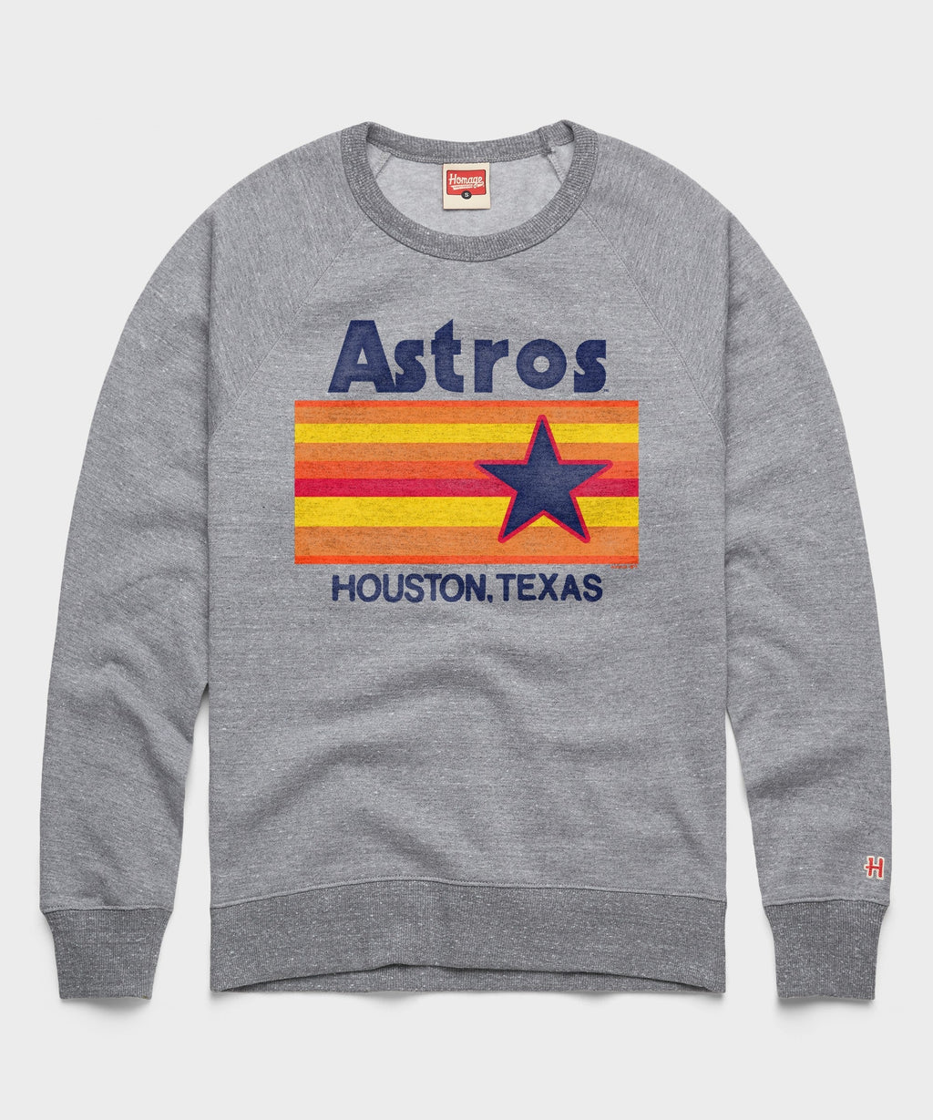 Houston Astros Jersey Logo '75 Crewneck Unisex