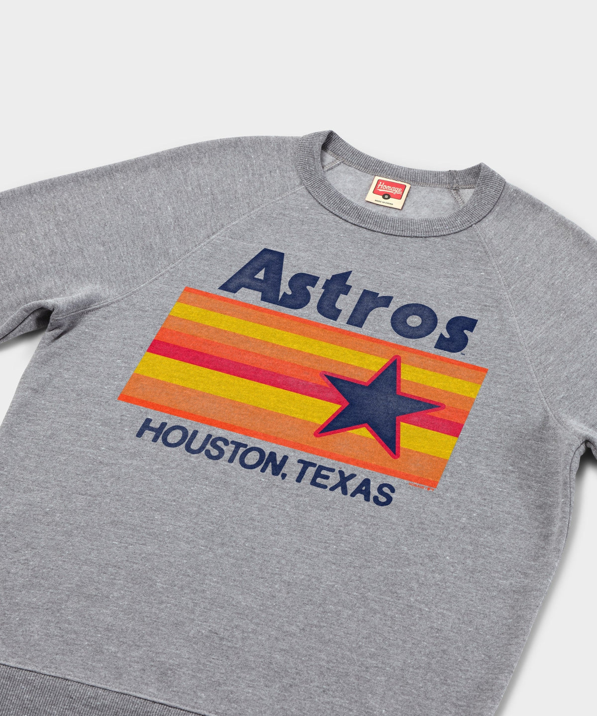 Houston Astros Jersey Logo '75 Crewneck Unisex