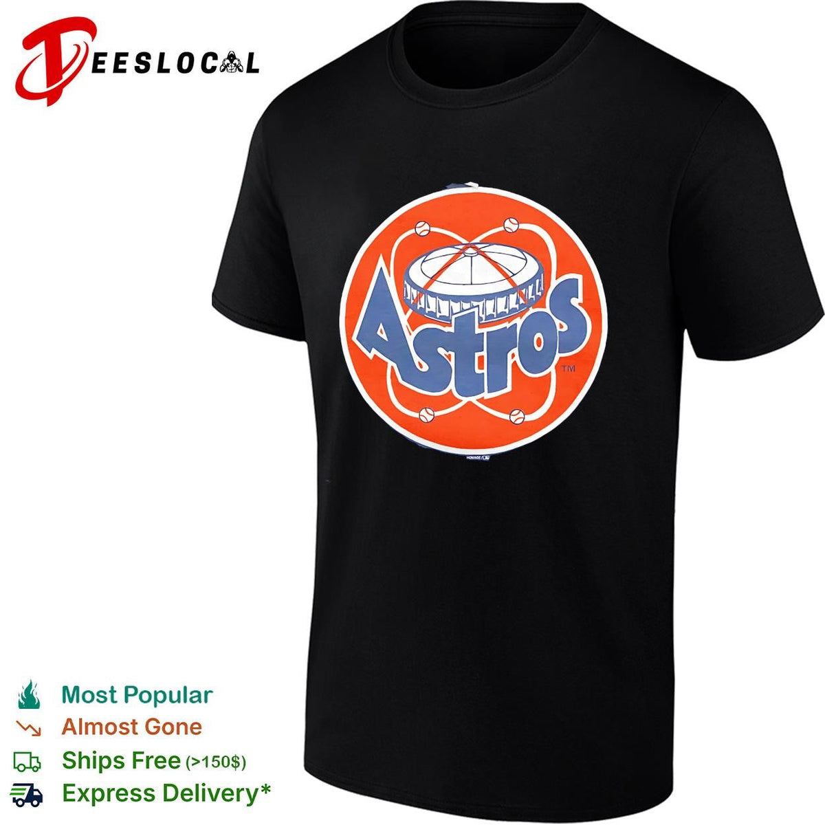 Houston Astros vintage Astrodome stadium circle logo shirt Unisex