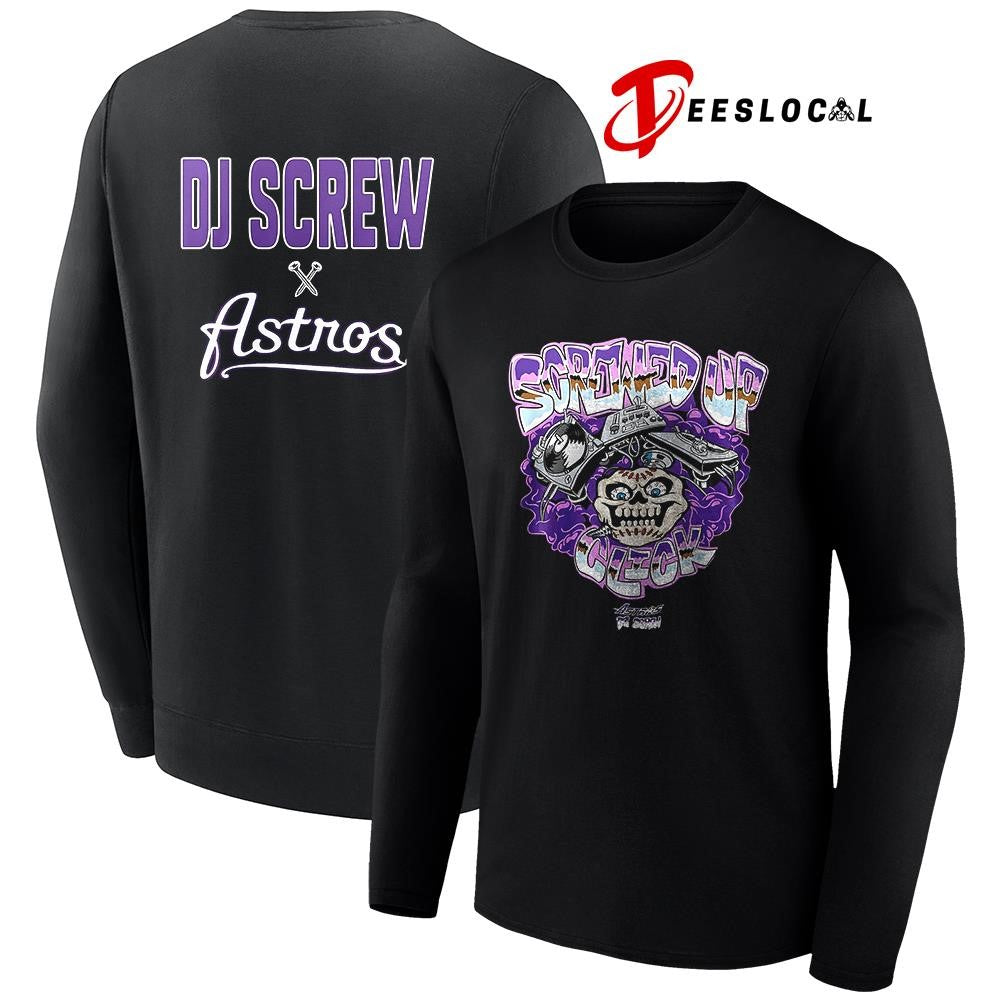 Houston Astros x DJ Screw Screwed up click art shirt Unisex