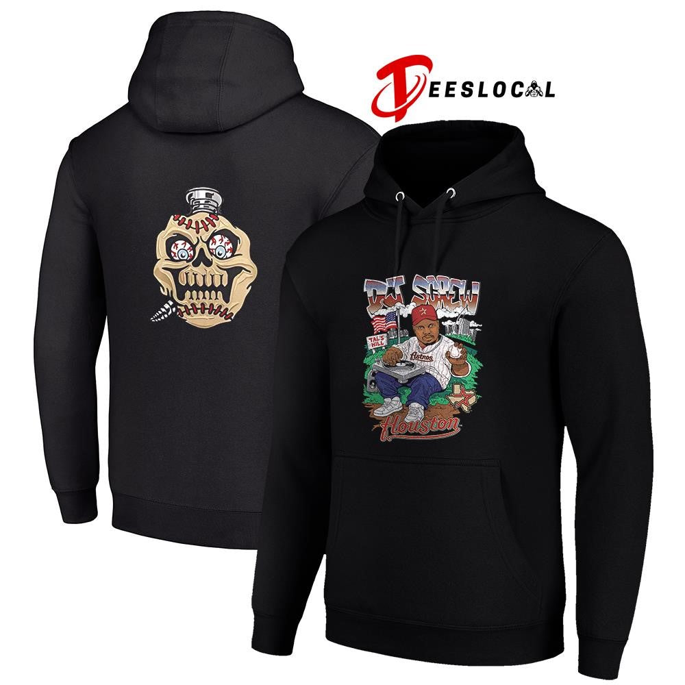 Houston Astros x DJ Screw tal’ hill caricature shirt Unisex