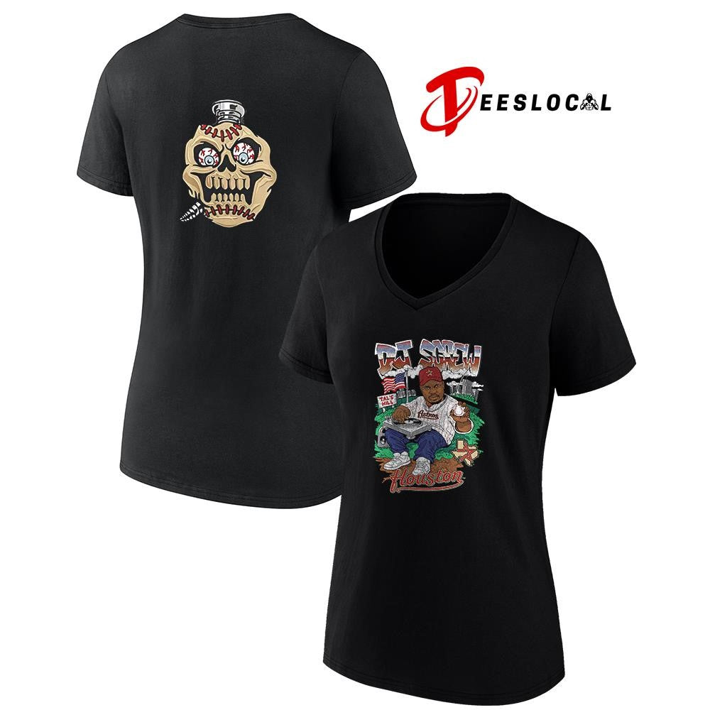 Houston Astros x DJ Screw tal’ hill caricature shirt Unisex