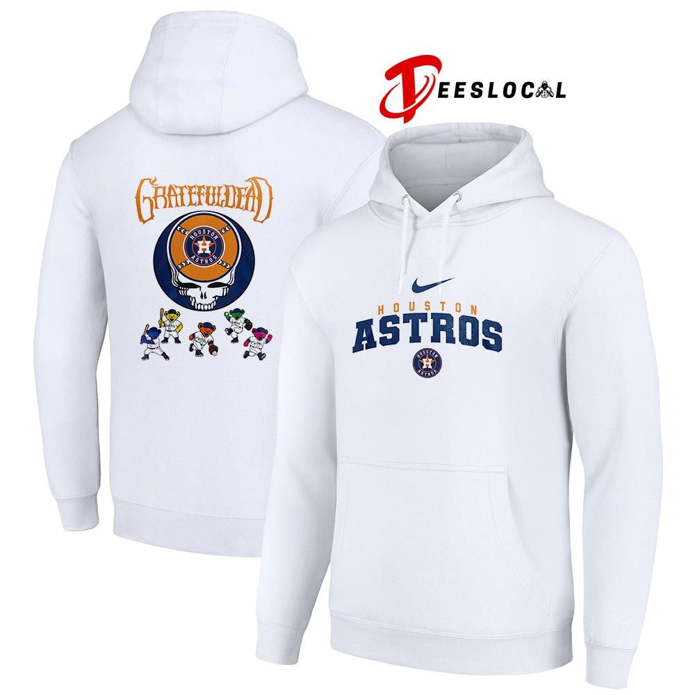 Houston Astros x Grateful Dead bear mascot shirt Unisex
