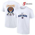 Houston Astros x Grateful Dead bear mascot shirt Unisex