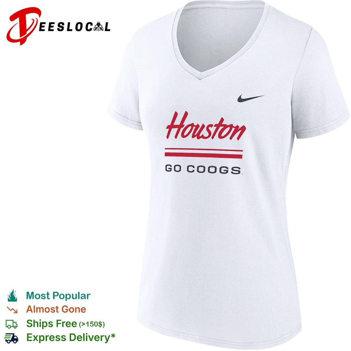 Houston Cougars go Coogs logo shirt Unisex