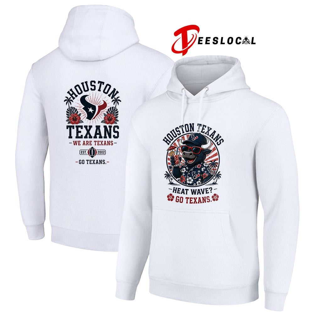 Houston Texans heat wave beach vibes mascot shirt Unisex